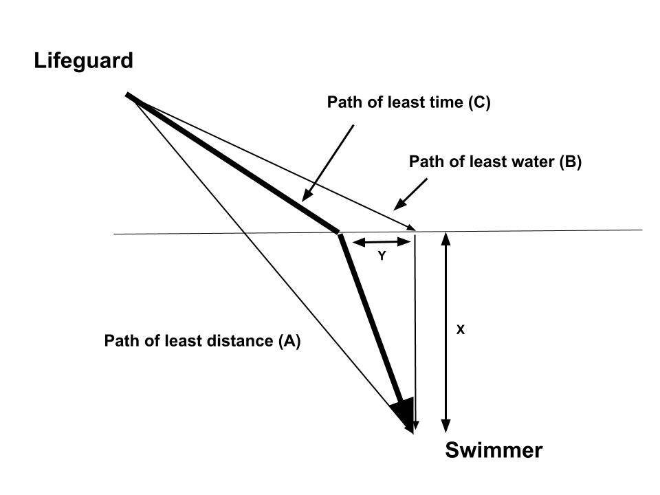 Swimmer and Lifeguard